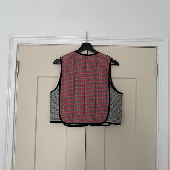 Caron Callahan Billie Vest in Quilted Plaid - Picture 3 of 7